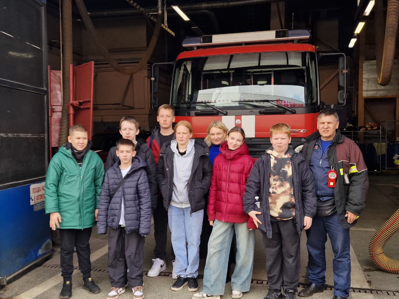    Огнеборцы рассказали о своей профессии школьникам